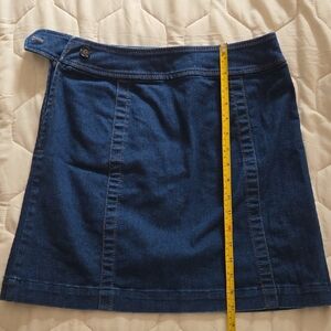 LOFT Denim Blue Mini Skirt
